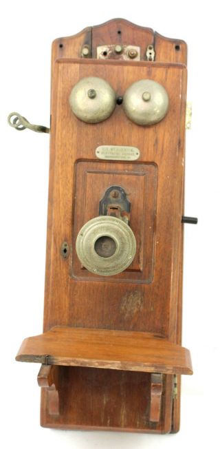 Vintage Stromberg Carlson Telephone Mfg.  Co.  Crank Wall Phone C.  E.  Mccormick