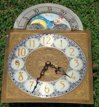 Vintage Erhard Jauch Emperor Grandfather Clock Movement Parts