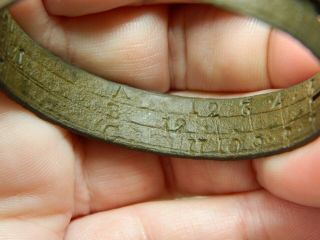 Post Medieval Bronze Pocket Sundial Clock Watch Time Metal Detecting Detector
