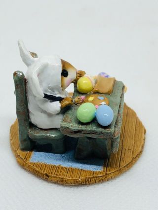 Wee Forest Folk Mousey’s Egg Factory Easter Annette Peterson 1991 2