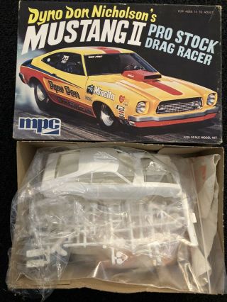 Mpc Dyno Don Nicholson’s Mustang Ii Pro Stock Vintage Model Kit 1/25