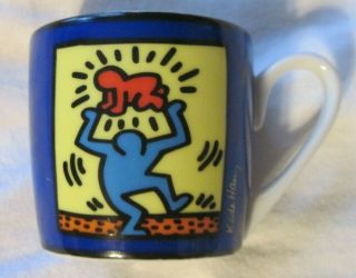 Konitz Keith Haring Man Radiant Baby Ceramic Espresso Cup Style No 4