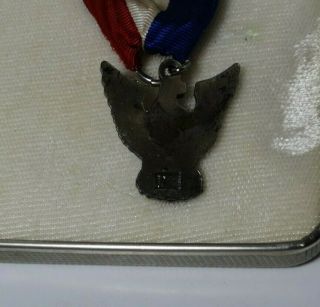 Boy Scout Vintage Eagle Scout Award Medal,  sterling silver 3