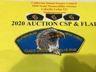 C1 Ciec 127 Oa - California Inland Empire Council 2018 Eagle Scout Glb