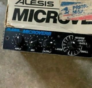 Vintage Alesis Microverb I Studio Recording Reverb Effect Pro Audio