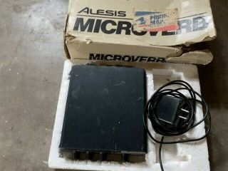 Vintage Alesis Microverb I Studio Recording Reverb Effect Pro Audio 2