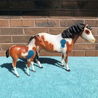 Breyer Horse Misty And Stormy Vintage Club Coral And Reef With Ribbons 500 Made
