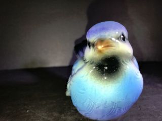 W) GOEBEL BLUE BIRD PORCELAIN HUMMEL FIGURINE CV73 WEST GERMANY BLUEBIRD 3
