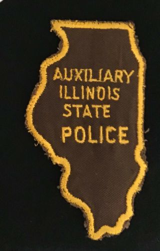 Vintage 1950s Illinois State Police Auxiliary Police Patch Illinois Il