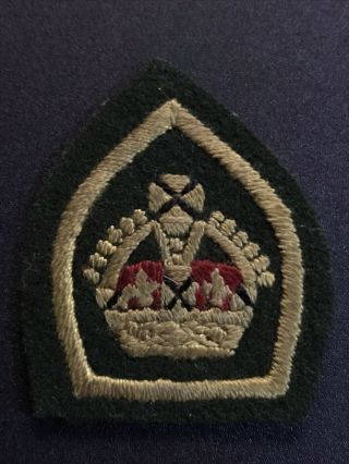 Vintage British Boy Scout 1910’s Felt King’s Scout Badge.