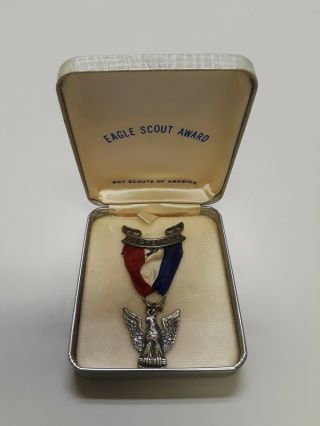 Boy Scouts Of America Eagle Scout Award Medal With Box