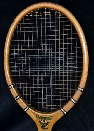 Vintage Wood 1929 C L Godfrey San Jacinto Tennis Racket Great Strings