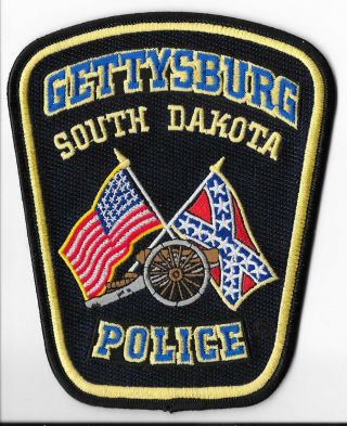 Gettysburg Police Department,  South Dakota Shoulder Patch