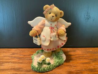 2002 Cherished Teddies Figurine Sydney Sprinkle A Little Love Wherever You Go