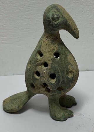 Very Rare Circa 1000 Bmc E Ancient Luristan Bronze Bird Figurine Great Detail