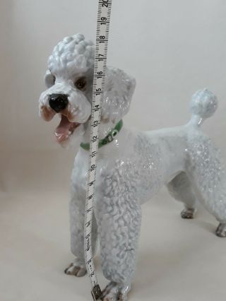 Rosenthal German porcelain poodle large dog figurine by KARNER 3