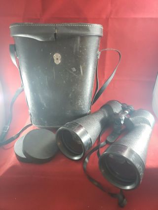 Binoculars - Vintage Celestron No.  1074 11x80 Astronomy With Carry Case