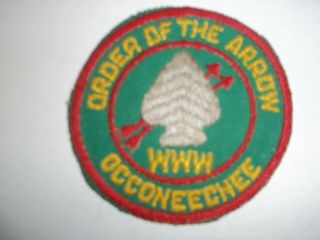 Vintage Order Of The Arrow Patch Occoneechee Lodge 104