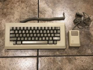 Vintage Apple Macintosh 128k 512k Keyboard M0110 & Mouse M0100
