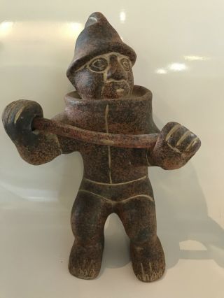 Pottery Mayan Clay Figure -