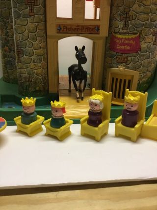 Good Complete Vintage Fisher Price Little People Play Family Castle 993 2