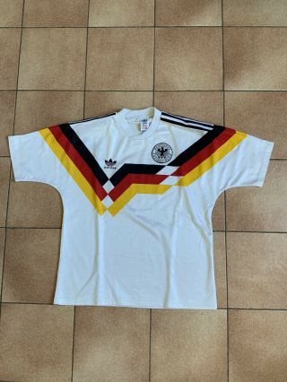 Vintage Germany National Team 1990/1992 Home Football Shirt Jersey Maglia Adidas