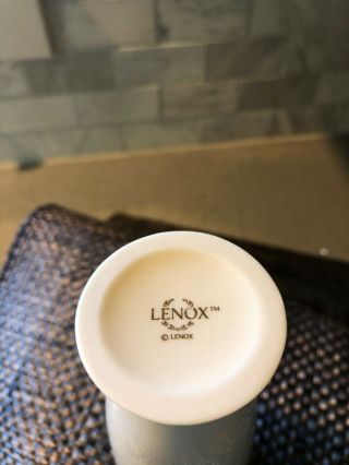 Lenox Ivory With Gold Trim & Embossed Rose Bud Vase 3