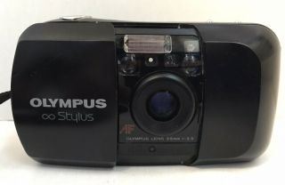 Vtg Olympus Infinity Stylus 35mm Film F3.  5 Point & Shoot Camera Japan