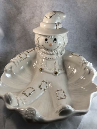 Lenox Scarecrow Candy Dish Catch All Dish