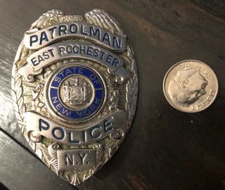 Ny - East Rochester Police Department Patrolman Vintage,  Obsolete,  Mini