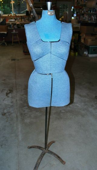 Vintage Dress Form Mannequin Adjustable Dress Maker Store Display W/stand