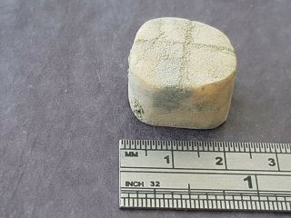 very rare indeed Viking stone gaming piece.  L158d 2