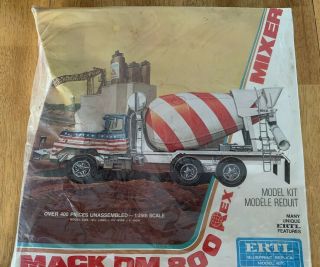 Ertl Mack Dm 800 Rex Mixer - 1/25 Scale - Vintage 1974 Kit