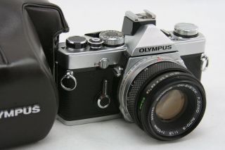 Olympus Om 1n Md,  Vintage 35mm Slr Camera,  Lens 1:1,  8/50mm F Zuiko Auto - S