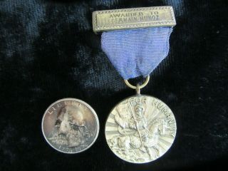 Early American Red Cross 5 Year Service Volunteer First Aid & Life Saving Medal