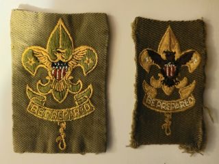5 Vintage BSA Boy Scout Rank Patches 3