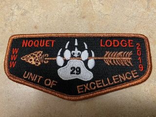 Bsa Oa Noquet Lodge 29 2019 Unit Of Excellence Flap