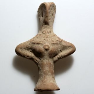 Circa 1900 - 1000 Bc Ancient Indus Valley Terracotta Idol Statue