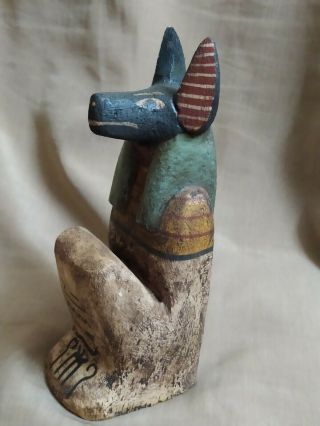 Wood.  Anubis the god of the dead and embalming the ancient civilization of Egypt 3