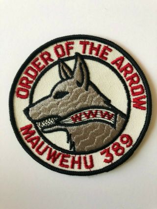 Mauwehu Lodge 389 R3a Oa Round Patch Order Of The Arrow Boy Scouts