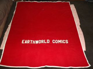 Vintage Earthworld Comics Fleece Horse Blanket Cooler