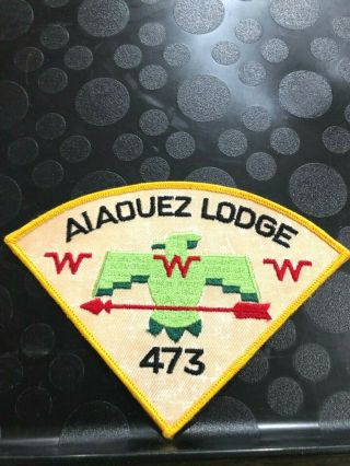 Oa Aiaouez Lodge 473 P1 Pie Shaped Patch