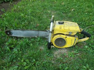 Vintage Collectible Mcculloch 1 - 81 Chainsaw 87cc Muscle Saw