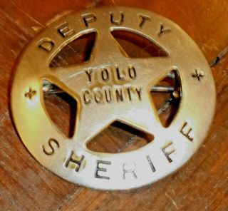 Obsolete Deputy Sheriff Yolo County Sheriff By P And M.  K.  Co.
