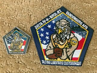Nrol - 82 United Launch Alliance Delta Iv Mission Coin And Patch