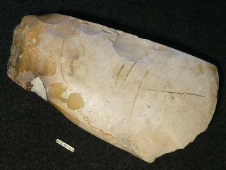 5800y.  O: Terrific Flint Ax 143mms Danish Stone Age Neolithic Funnel Beaker Cult