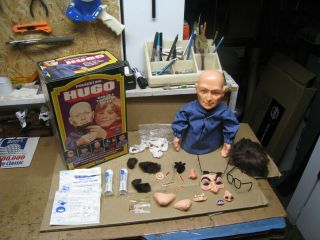 Vintage 1975 Kenner Hugo Man Of A Thousand Faces W/ Warts & Box
