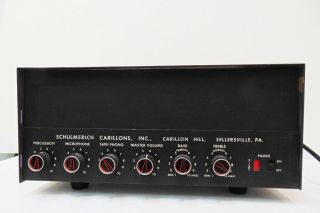 Vintage Schulmerich Carillon Mono Tube Amplifier,  Pa,  Church Bells
