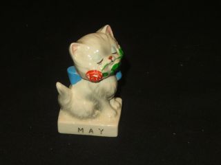 May Norcrest Birthday Cat Of The Month A - 575 Rare Vintage (z124)
