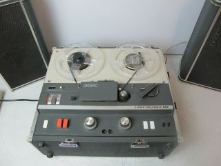 Vintage Sony Tc - 500 Stereo Vacuum Tube Reel To Reel Tapecorder